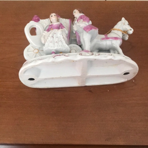Rare Vintage Victorian Porcelain Horse Carriage‼️FINAL SALE - Picture 16 of 16